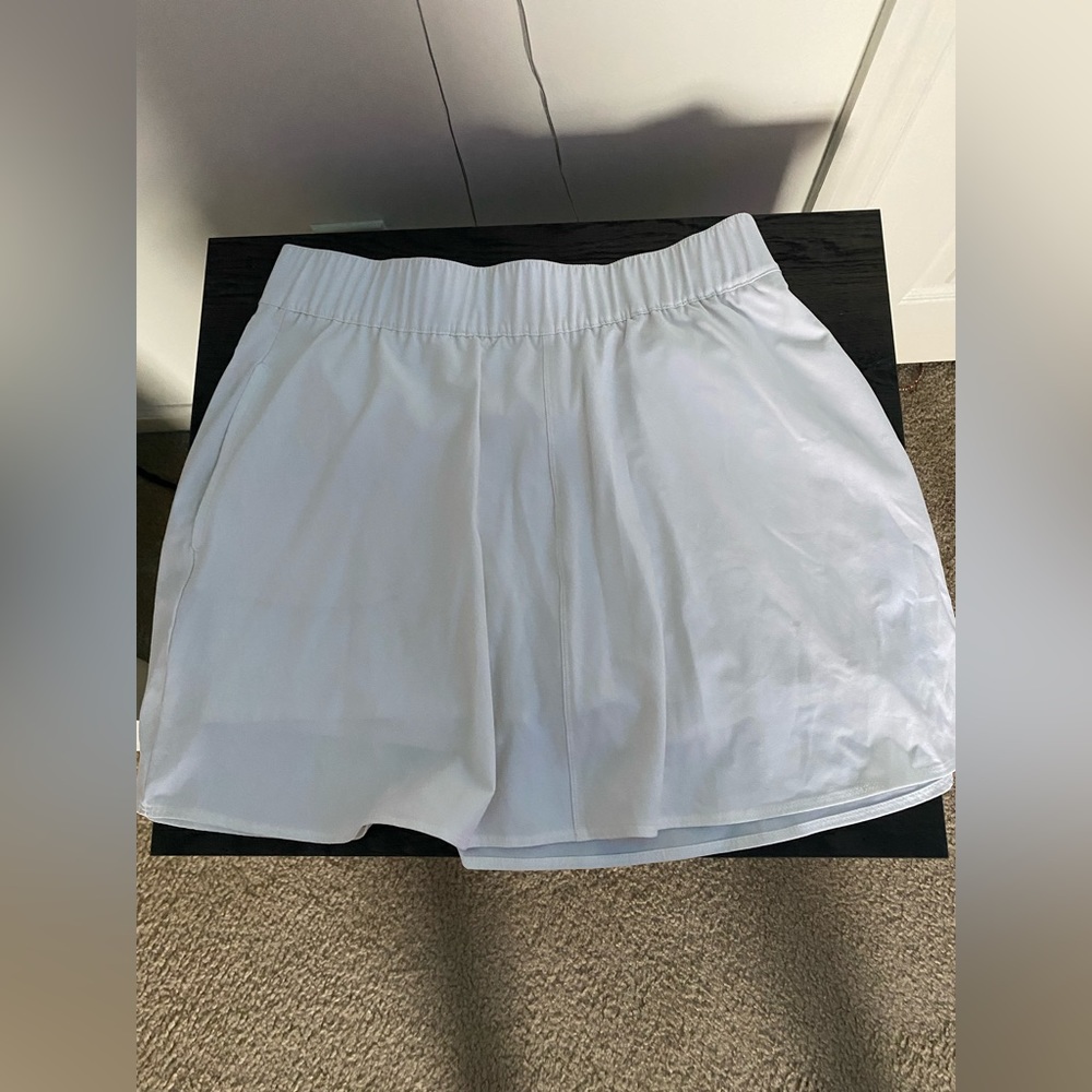 White tennis skirt